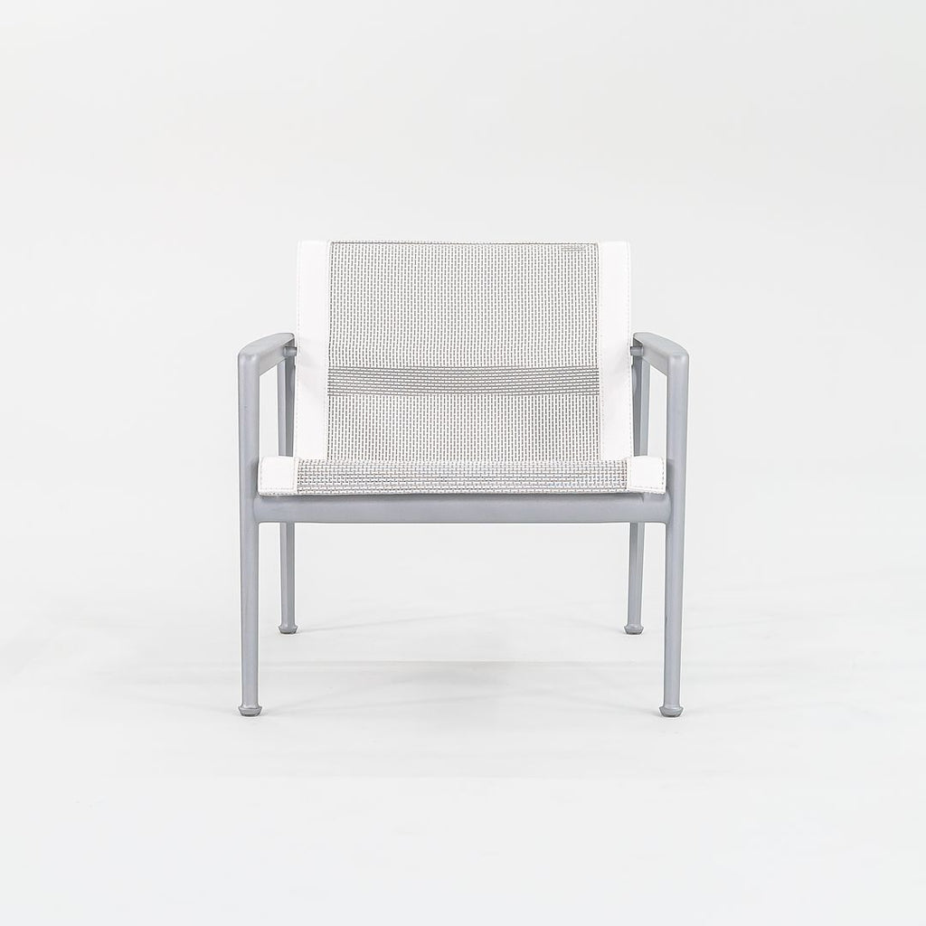 2022 1966 Lounge Chair -1966-25 by Richard Schultz for Knoll Aluminum, Powdercoat, Polyester Mesh