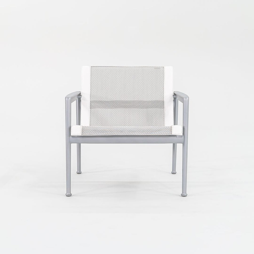 2022 1966 Lounge Chair -1966-25 by Richard Schultz for Knoll Aluminum, Powdercoat, Polyester Mesh