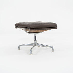 SOLD 1984 Herman Miller Eames Soft Pad Ottoman in Brown Leather