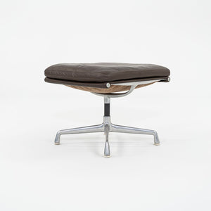 SOLD 1984 Herman Miller Eames Soft Pad Ottoman in Brown Leather
