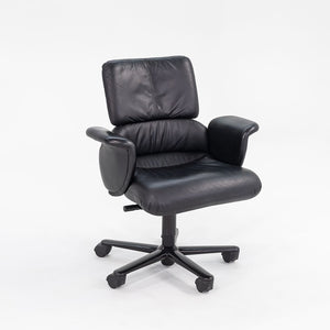 1998 Hollington Office Chair by Geoff Hollington for Herman Miller in Black Leather 2x Available