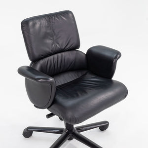 1998 Hollington Office Chair by Geoff Hollington for Herman Miller in Black Leather 2x Available