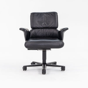 1998 Hollington Office Chair by Geoff Hollington for Herman Miller in Black Leather 2x Available