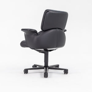 1998 Hollington Office Chair by Geoff Hollington for Herman Miller in Black Leather 2x Available