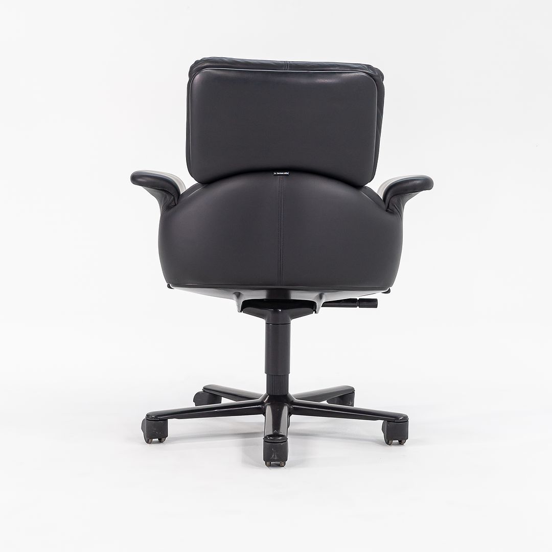 1998 Hollington Office Chair by Geoff Hollington for Herman Miller in Black Leather 2x Available