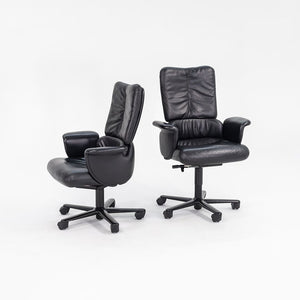 1998 Executive Chair HC 150 by Geoff Hollington for Herman Miller in Black Leather 12+ Available