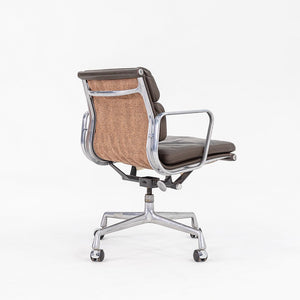 SOLD 1984 Soft Pad Management Desk Chair by Charles and Ray Eames for Herman Miller in Brown Leather