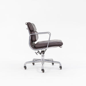 SOLD 1989 Eames Soft Pad Management Chair, Model EA418 by Ray and Charles Eames for Herman Miller in Brown Leather