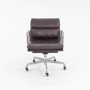 SOLD 1989 Eames Soft Pad Management Chair, Model EA418 by Ray and Charles Eames for Herman Miller in Brown Leather