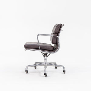 SOLD 1989 Eames Soft Pad Management Chair, Model EA418 by Ray and Charles Eames for Herman Miller in Brown Leather