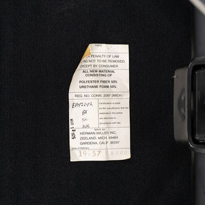 SOLD 1988 Soft Pad Executive Chair, Model EA420 by Ray and Charles Eames for Herman Miller in Black Leather