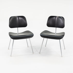 SOLD 2004 DCM Chair by Ray and Charles Eames for Herman MIller Oak, Steel, Chrome, Rubber, Plastic