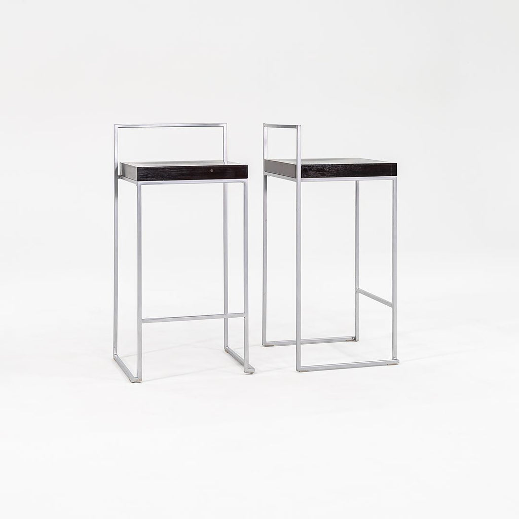 2000s Pair of Lapalma Cubo Counter Stools by Enzo Berti