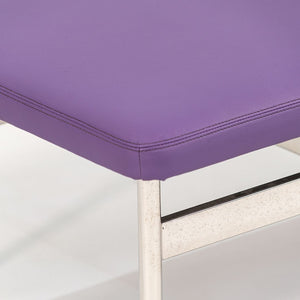 SOLD 2021 CP.2 Two Seater Bench by Charles Pollock for Bernhardt Design in Purple Vinyl 2x Available