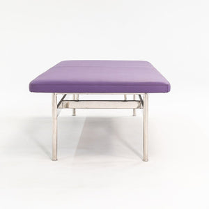 SOLD 2021 CP.2 Two Seater Bench by Charles Pollock for Bernhardt Design in Purple Vinyl 2x Available