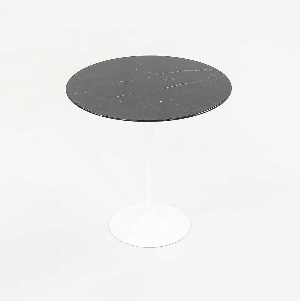 SOLD 2021 Knoll Saarinen Round Pedestal Side Table, Model 163R by Eero Saarinen for Knoll in marble