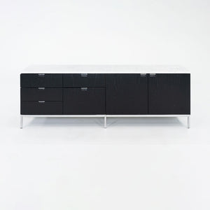 2019 Four Position Credenza, Model 2544M by Florence Knoll for Knoll in Ebonized Oak and Marble