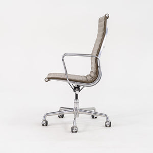 2005 Aluminum Group Executive Desk Chair by Charles and Ray Eames for Herman Miller in Dark Green Leather 6x Available
