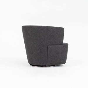 2013 Joel Swivel Lounge Chair by EOOS for Coalesse / Walter Knoll in Grey Felted Fabric 2x Available