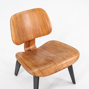 SOLD 1947 LCW Two-Tone Lounge Chair by Charles and Ray Eames for Evans Products Company / Herman Miller in Calico Ash