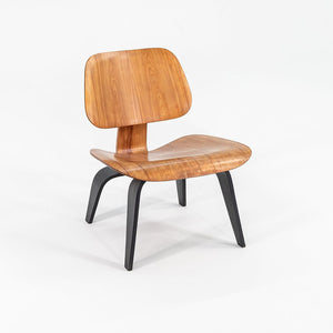 SOLD 1947 LCW Two-Tone Lounge Chair by Charles and Ray Eames for Evans Products Company / Herman Miller in Calico Ash