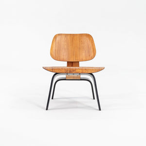 SOLD 1947 LCW Two-Tone Lounge Chair by Charles and Ray Eames for Evans Products Company / Herman Miller in Calico Ash