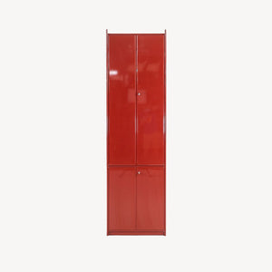 SOLD 1970s Olinto 2-Door Cabinet by Kazuhide Takahama for B&B Italia with Red Lacquer