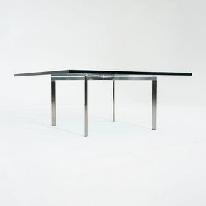 1960s Barcelona Coffee Table by Mies van der Rohe for Knoll & Treitel Gratz in Stainless and Glass 3x Available