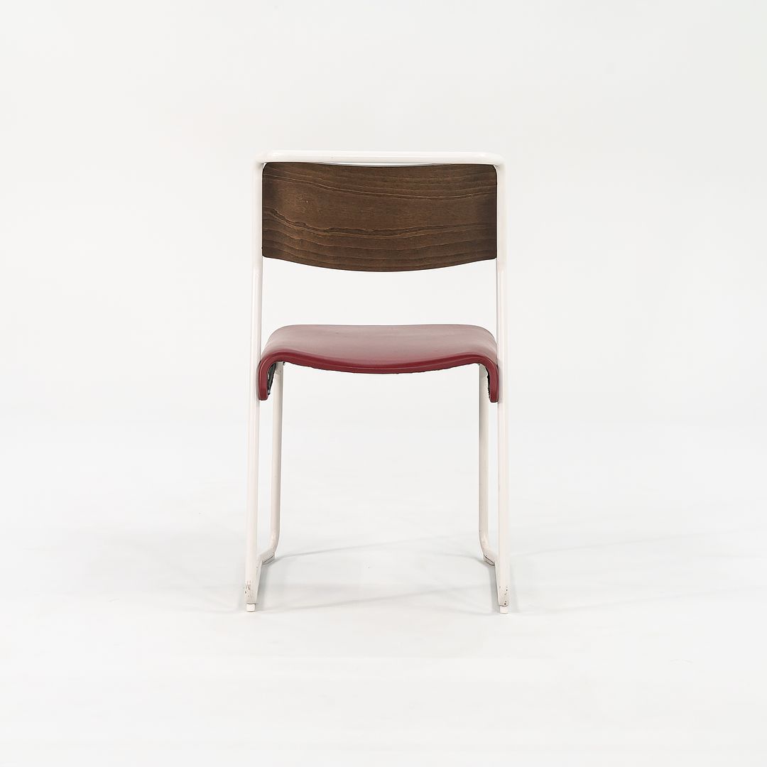 2021 Set of Four Canteen Utility Chairs by Ed Carpenter and Andre Klauser for Very Good and Proper in Beech/Walnut