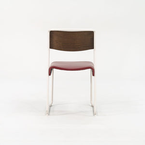 2021 Set of Four Canteen Utility Chairs by Ed Carpenter and Andre Klauser for Very Good and Proper in Beech/Walnut