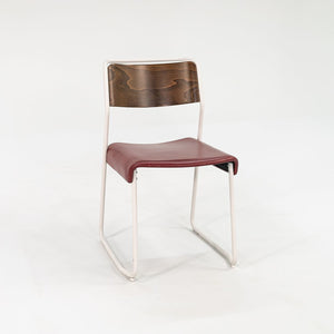 2021 Set of Four Canteen Utility Chairs by Ed Carpenter and Andre Klauser for Very Good and Proper in Beech/Walnut