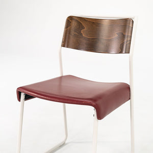 2021 Set of Four Canteen Utility Chairs by Ed Carpenter and Andre Klauser for Very Good and Proper in Beech/Walnut