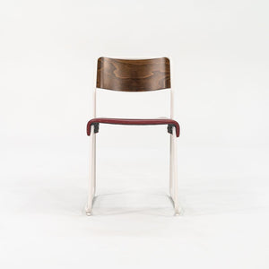 2021 Set of Four Canteen Utility Chairs by Ed Carpenter and Andre Klauser for Very Good and Proper in Beech/Walnut