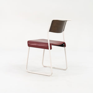 2021 Set of Four Canteen Utility Chairs by Ed Carpenter and Andre Klauser for Very Good and Proper in Beech/Walnut