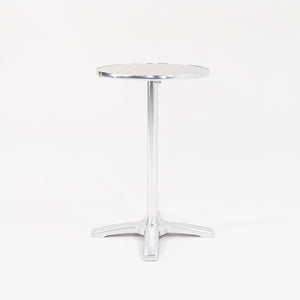2000s Indecasa Outdoor Bar / High Table in Aluminum and Steel 37 in H 24 in D