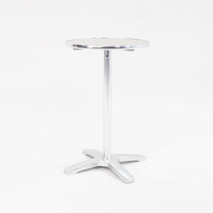 2000s Indecasa Outdoor Bar / High Table in Aluminum and Steel 37 in H 24 in D