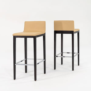 2021 Starkie Bar Stool, Model #3920-30 by Chris Panichella for Arcadia Ash Wood, Fabric, Padding, Steel