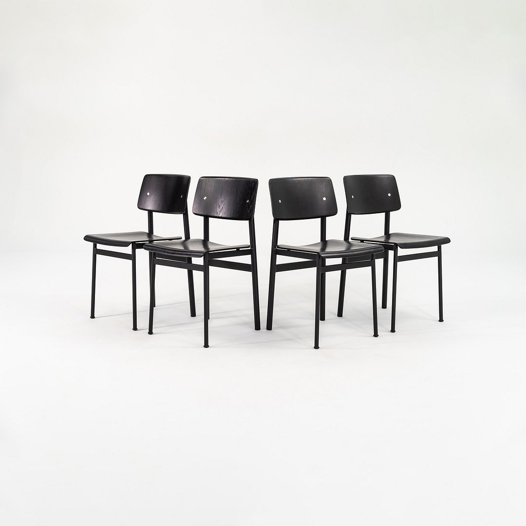 2018 Thomas Bentzen for Muuto Loft Dining Chair in Black Oak, 13x Available