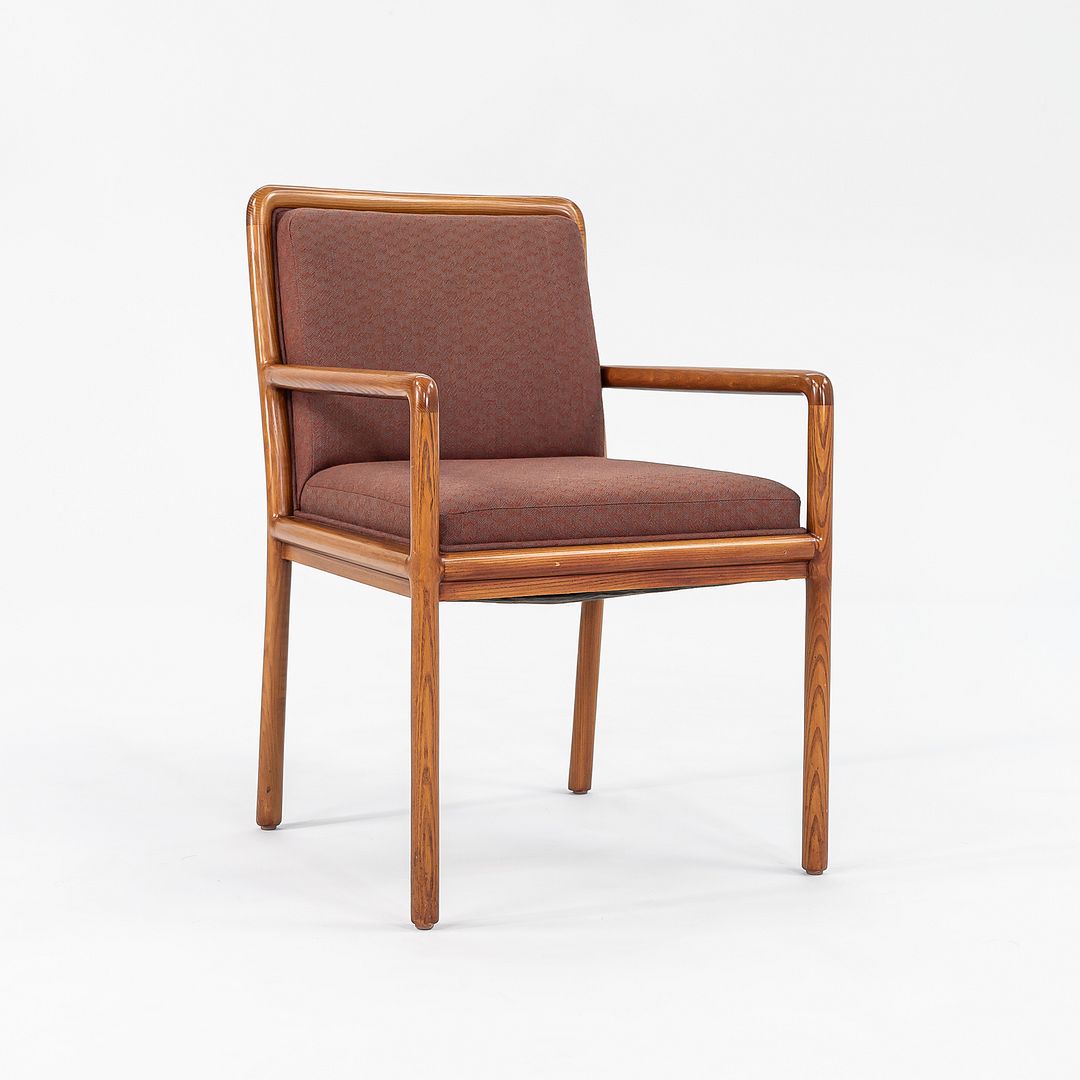 1990 Ward Bennett for Brickel Associates Medium Cherry Ash Side / Dining Chair