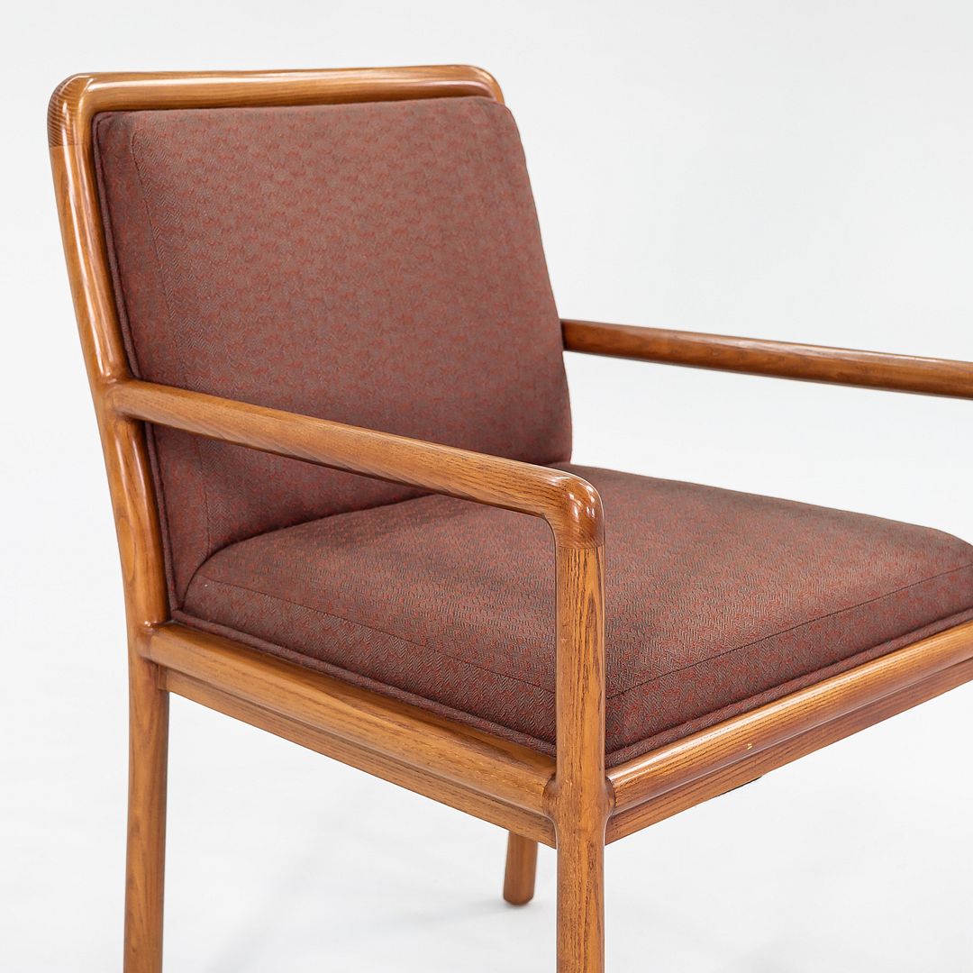 1990 Ward Bennett for Brickel Associates Medium Cherry Ash Side / Dining Chair