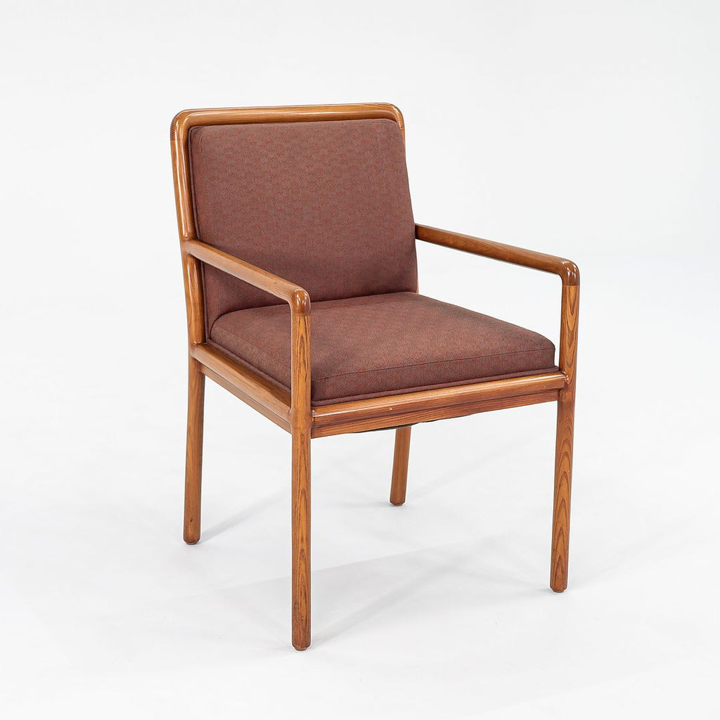 1990 Ward Bennett for Brickel Associates Medium Cherry Ash Side / Dining Chair