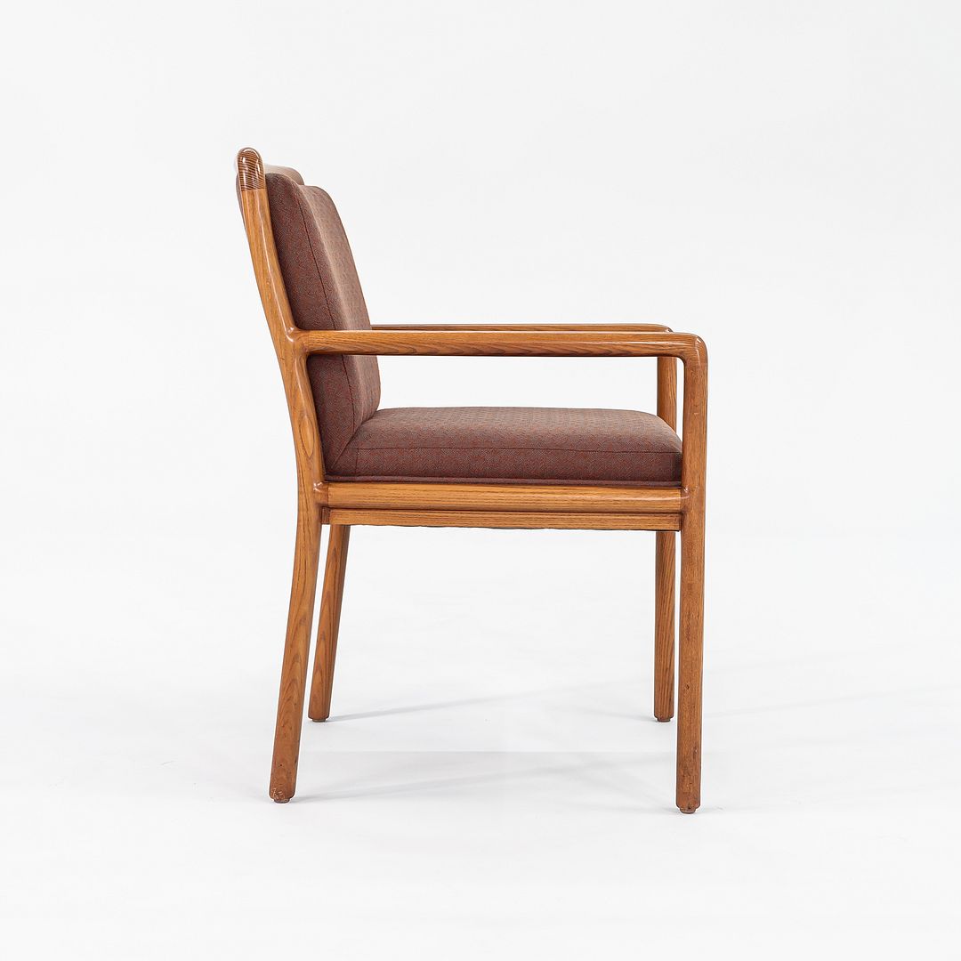 1990 Ward Bennett for Brickel Associates Medium Cherry Ash Side / Dining Chair