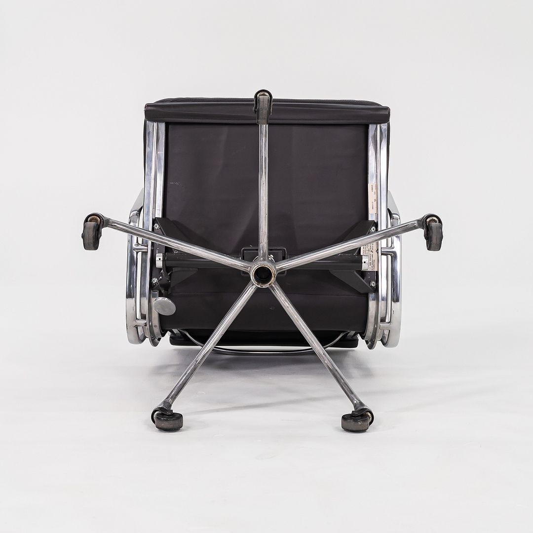 SOLD 2000 Soft Pad Management Desk Chair by Charles and Ray Eames for Herman Miller in Dark Grey Leather 2x Available