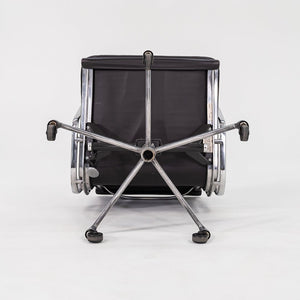 SOLD 2000 Soft Pad Management Desk Chair by Charles and Ray Eames for Herman Miller in Dark Grey Leather 2x Available