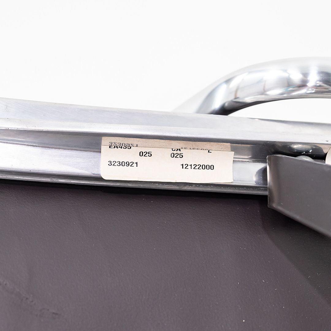 SOLD 2000 Soft Pad Management Desk Chair by Charles and Ray Eames for Herman Miller in Dark Grey Leather 2x Available