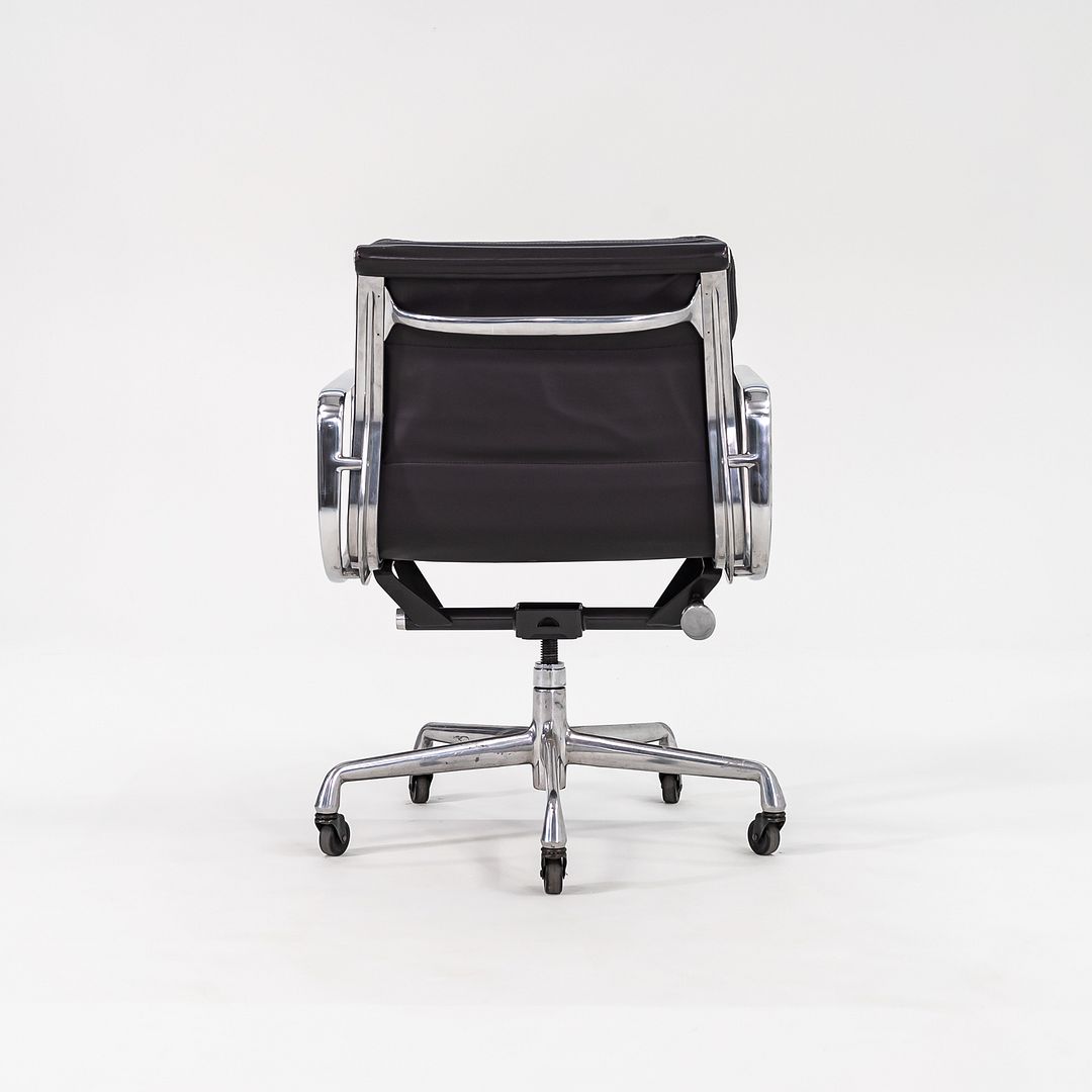 2000 Soft Pad Management Desk Chair by Charles and Ray Eames for Herman Miller in Dark Grey Leather 7x Available