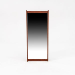 1960s Aksel Kjersgaard Danish Rectangular Wall Mirror in Teak 27 x 40 Inches