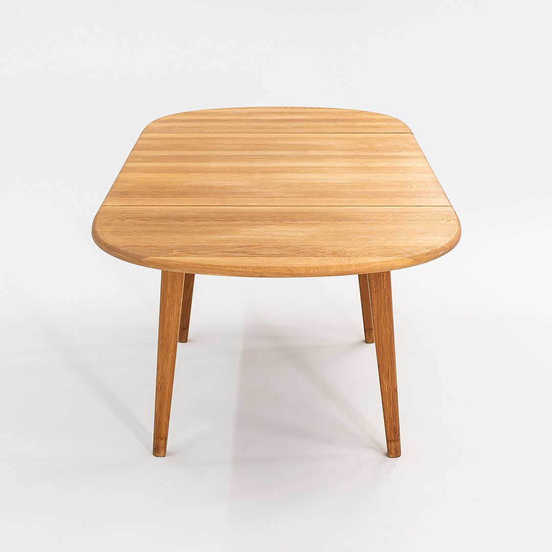 2006 Hans Wegner for Carl Hansen CH002 Drop Leaf Dining Table in Oak, 36 x 74
