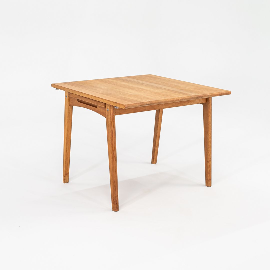 2006 Hans Wegner for Carl Hansen CH002 Drop Leaf Dining Table in Oak, 36 x 74