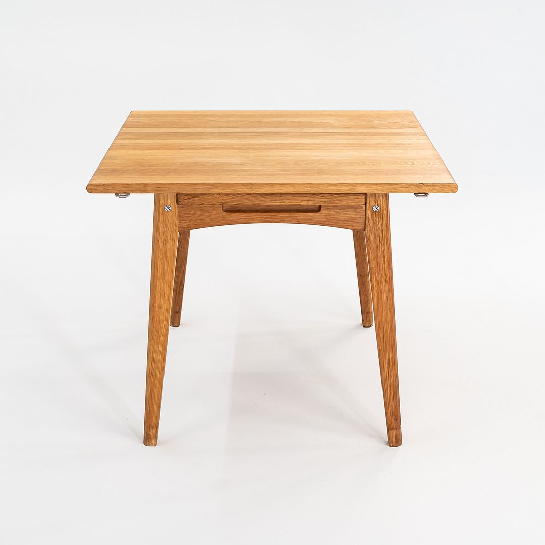 2006 Hans Wegner for Carl Hansen CH002 Drop Leaf Dining Table in Oak, 36 x 74